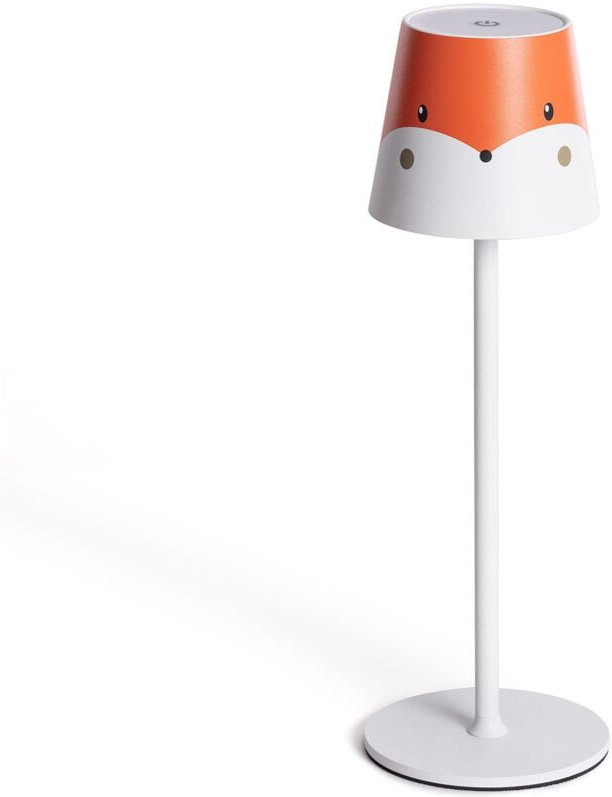 LED-Tischlampe 3W Tragbar aus Metall mit wiederaufladbarem usb Akku Anisa Orange