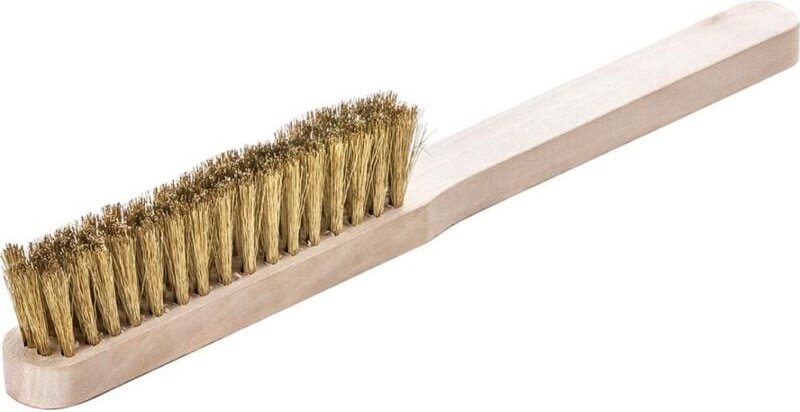 FP - Feinbürste Länge 225 mm 0,15 mm Messingdraht Besatzlänge 110 mm 4-reihig