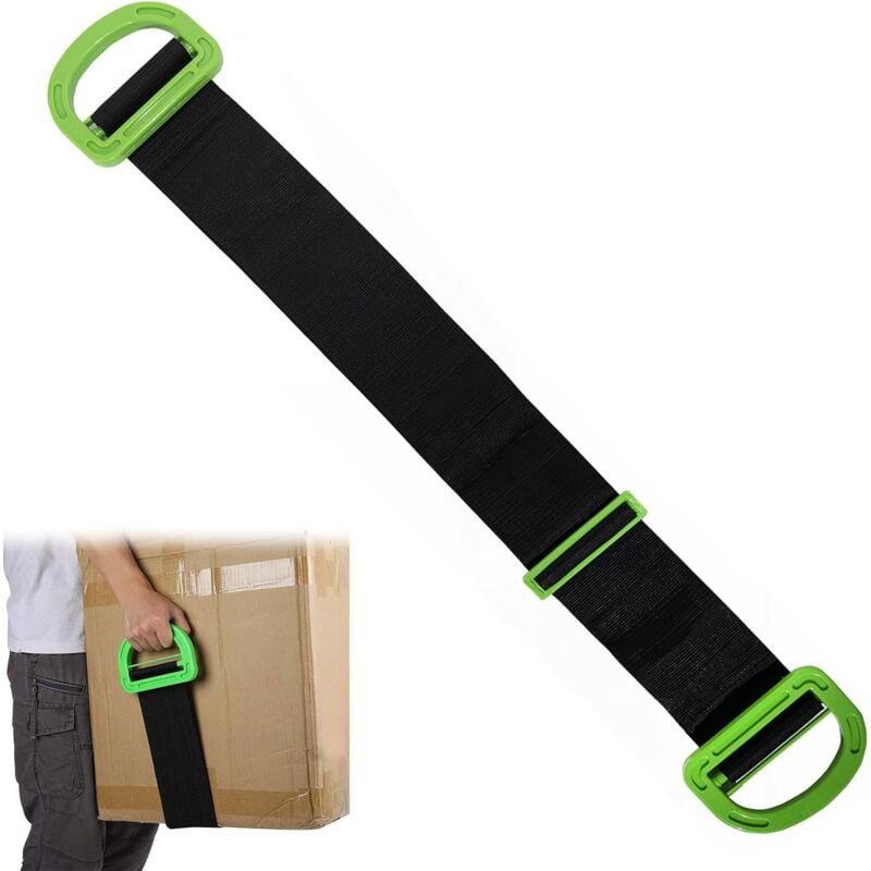 Lntyq Sangle Demenagement,Sangles de Déménagement,Sangles de Transport Rétractables,Sangle Levage,avec Poignées,Adjustab...