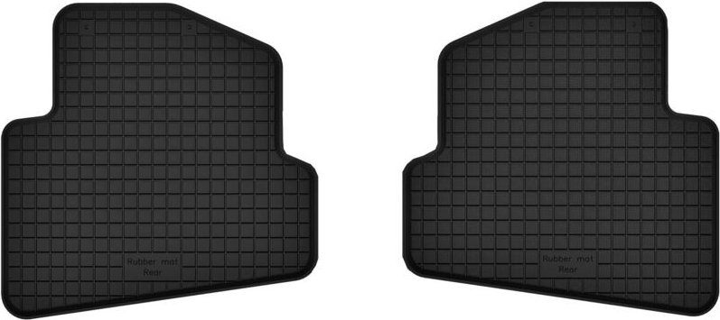 Hintere Gummifußmatten (2 Stück), universell passend für: Skoda Fabia II Schrägheck, Kombi (2007-2014)