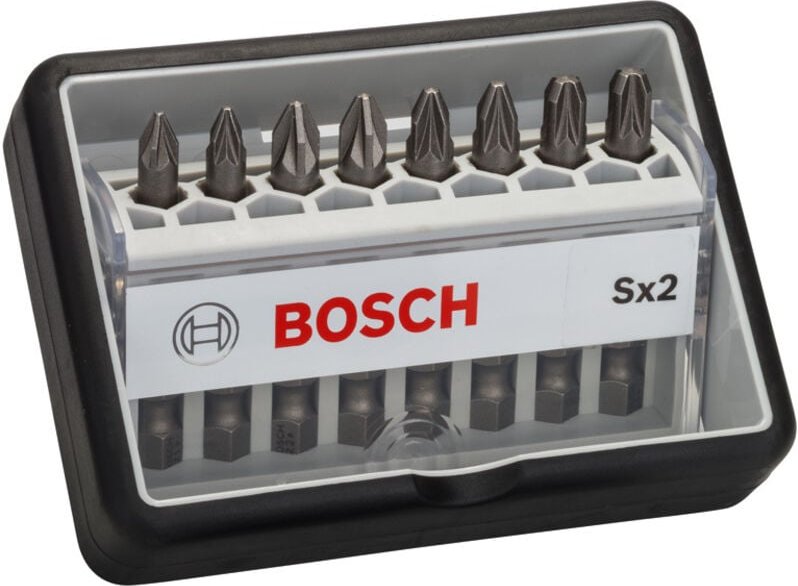 Schrauberbit-Set Robust Line Sx Extra-Hart 8-teilig 49 mm pz - Bosch