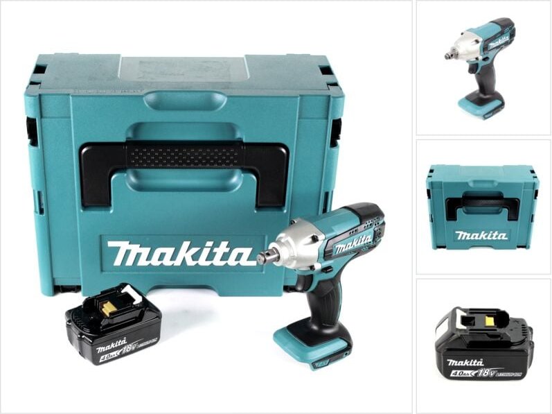 Dtw 190 M1J 18V Li-Ion Akku Schlagschrauber im Makpac - mit 1x bl 1840 b 4,0 Ah Akku mit led - Anzeige, ohne Ladegerät -...