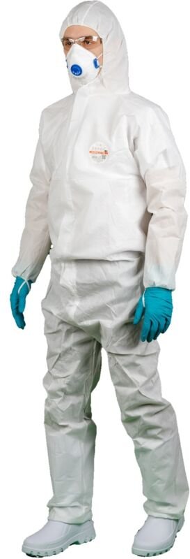 OXYCHEM C110 SMS-Schutzanzug, 55 g, Größe XL – BHP C110 XL