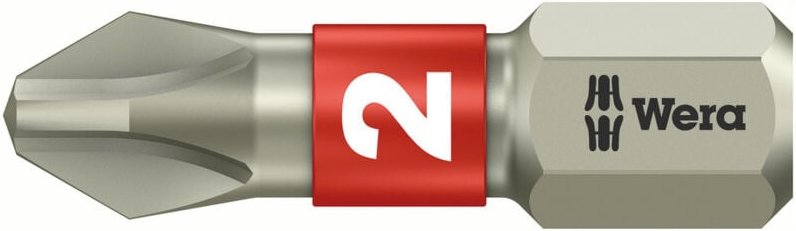 Bit rostfrei 1/4 din 3126 C6,3 PH2x25mm Wera