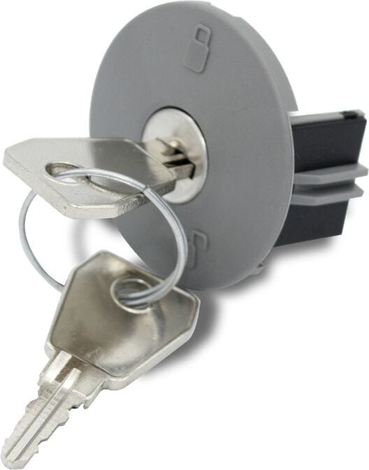 Grau - 5er Set Steckdosenschloss Nr. Divers in mit 5 Schlüssel