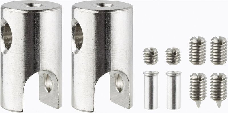 Paulmann - 978019 Niedervolt-Seilsystem-Komponente Seilklotz 2er Set Chrom