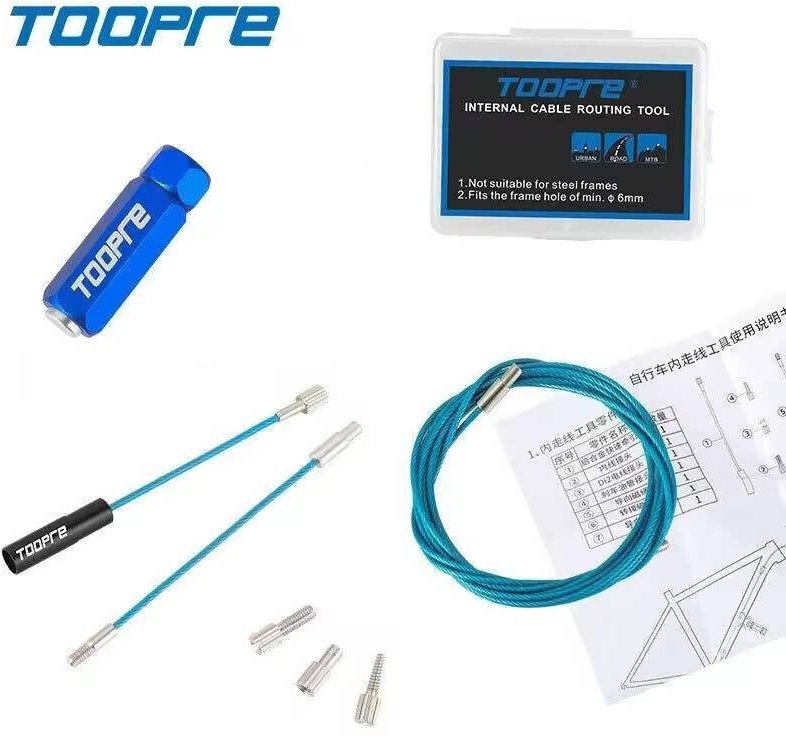 Eine Vorrichtung zum Verlegen von Gehäusen, Einziehen von Kabeln und Drähten im TOOPRE-Rahmen