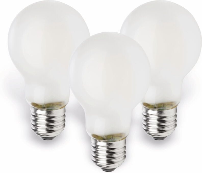 Muller Licht - Müller-Licht 400289 led eek e (a - g) E27 Glühlampenform 4 w = 40 w Warmweiß 3 St.