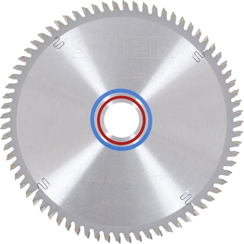 Kreissägeblatt Profi, Metall, 210 x 2,4 x 30 mm, 72 Zähne, präzises Schneiden von Metall, einschließlich Alu-/Stahlblech...