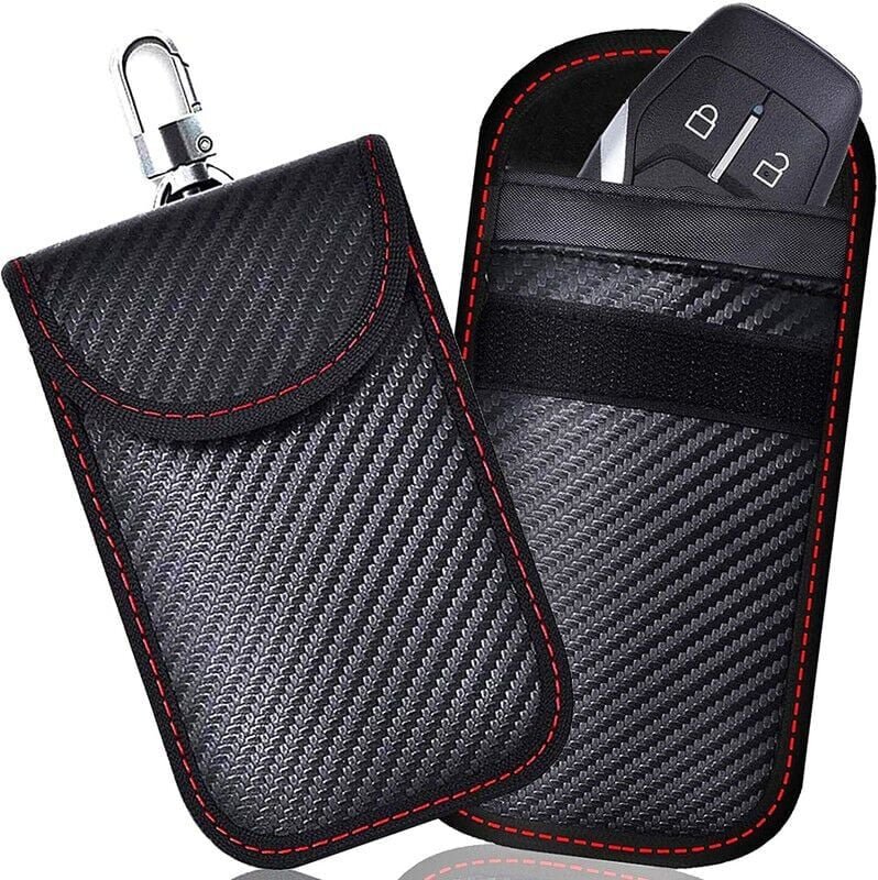 Thumbnail - Faraday-Tasche zur Blockierung von RFID-Autoschlüsselsignalen, 2er-Pack RFID-Signalblockierungstaschen für Autoschlüssel...