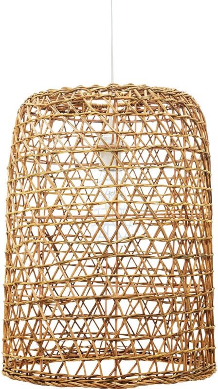 Privatefloor - Rattan-Deckenlampe - Boho-Bali-Design-Pendelleuchte - Lian Natural wood