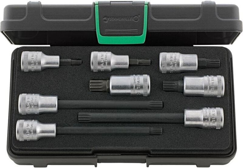 Schraubendrehereinsatz- Satz 1/2' xzn M6 bis M14 8-teilig - Stahlwille