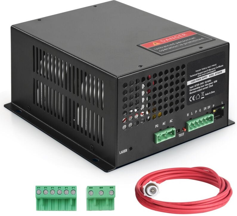 60 w CO2-Laser-Netzteil – Premium für Lasergravur, schnelle Wärmeableitung, kompatibel mit mehreren Marken, langlebig un...