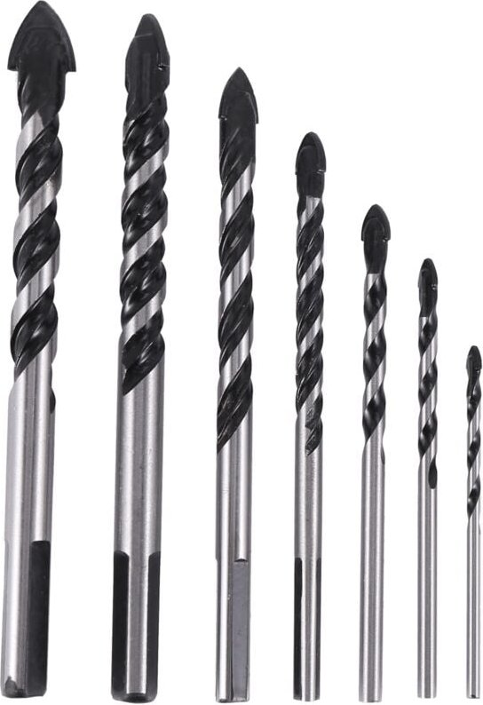 Tlily - Wolframkarbid Bohrer Set Fuer Porzellan Keramikfliesen, Beton, Backsteinmauer, Glas, , Kunststoff Mauerwerk Und ...
