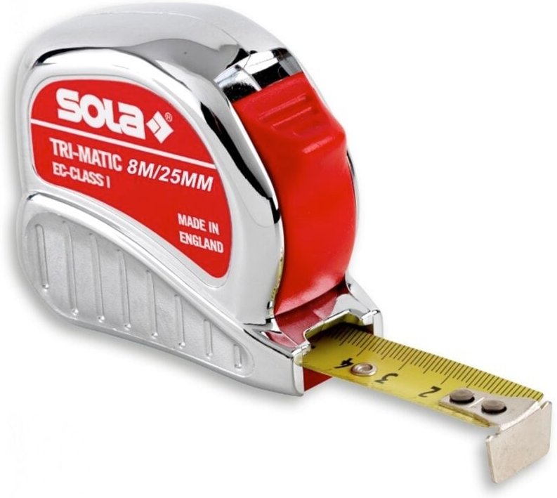 Rollmeter Tri Matic 25mm - Sola