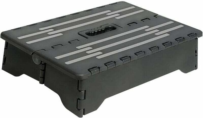 Klappbarer Tritthocker, mobiler Hocker – stabil, sicher – faltbarer Aufbewahrungshocker – geeignet für Küche, Bad, Campi...