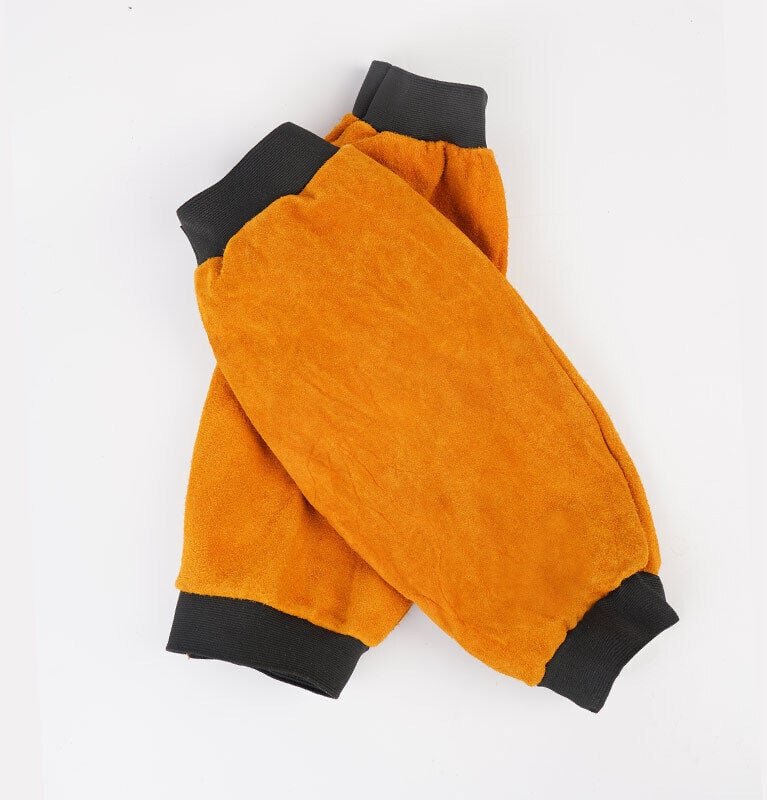 Gartenhandschuhe, Gartenarbeit, Schweißen, spritzwassergeschützt, Kiefernleder, lange Ärmel, Verbrennungsschutz