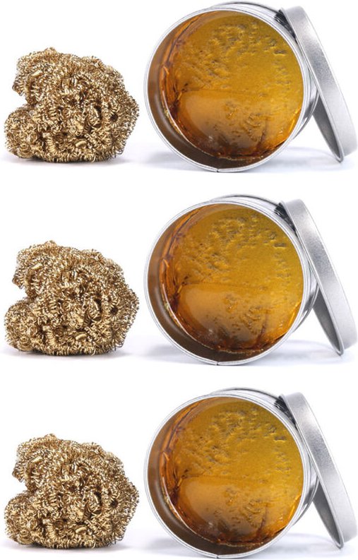 3 x Lötkolbenspitzen-Reiniger 20 g zur effektiven Reinigung - Stahlwerk