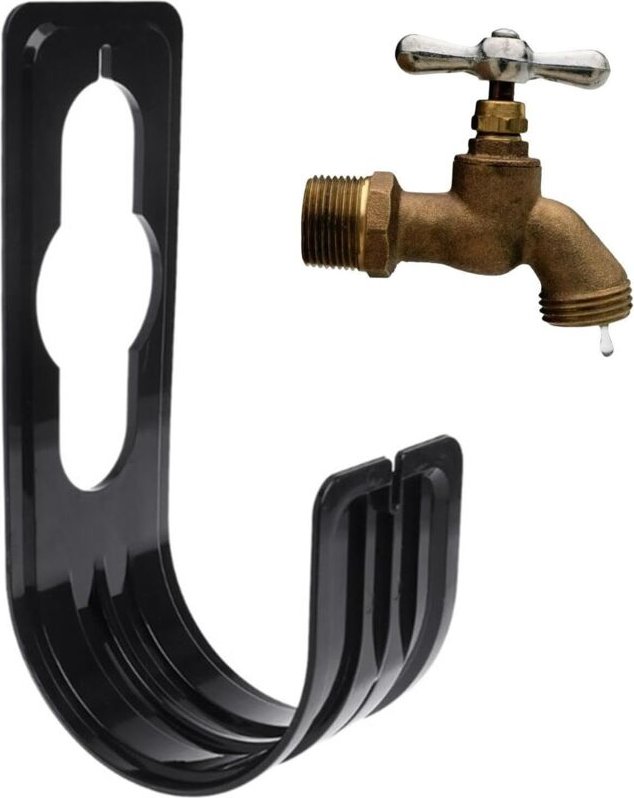 Gartenschlauchhalter – Aufbewahrungshaken für Gartenschläuche im Freien, Schlauchhalter aus Metall Robuster Gartenwerkze...