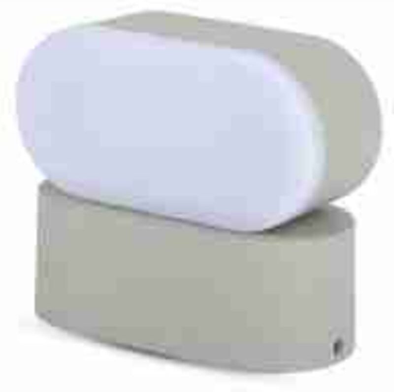 LED8290 VT-816 6W LED Solar Wandleuchte Ziegel Lithium Akku Schwarz 4000K