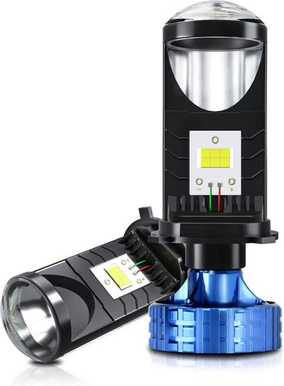 H4 LED-Scheinwerferlampen, 20.000 lm 60W, superhelles Scheinwerfer-Umrüstset, 6000K weißes Licht, IP68 wasserdicht, 2er-...