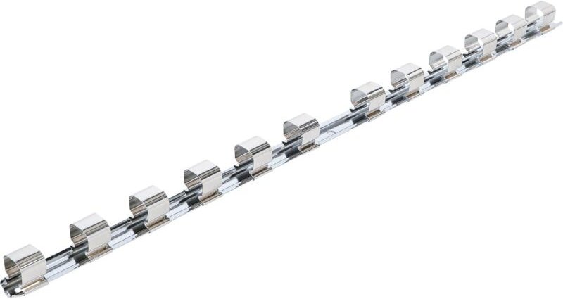 Aufsteckschiene mit 12 Clips 20 mm (3/4')