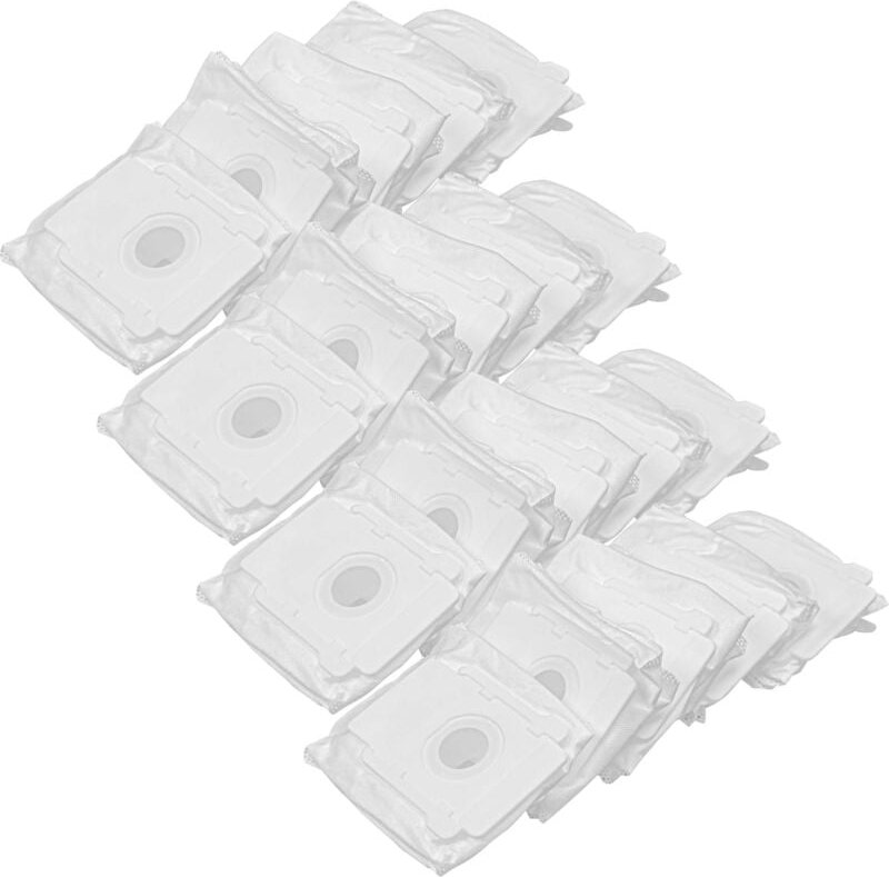 20x Staubbeutel kompatibel mit iRobot Roomba i7 Plus, i7, i7+, e6, e5 Saugroboter - Mikrovlies, 15,2cm x 12,6cm Weiß - V...