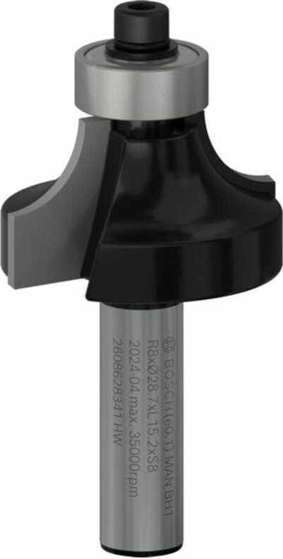 Abrundfräser-m-Lager 8x28,7x53 - 2608628341 - Bosch