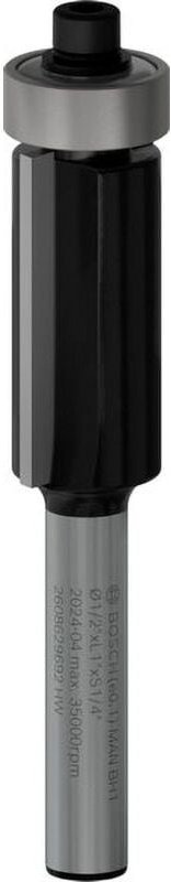 Bosch pro Bündigfräser mit untenliegendem Führungskugellager ø 1/2 x l 1 Schaft 1/4 - 2608629692