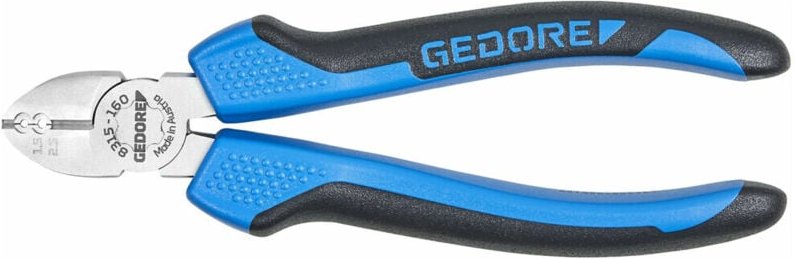 Abisolier-Seitenschneider 160 mm 2K-Griff - Gedore