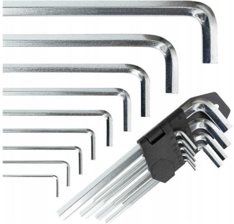 Inbusschlüsselsatz 9-teilig Inbusschlüssel 1,5-10 mm