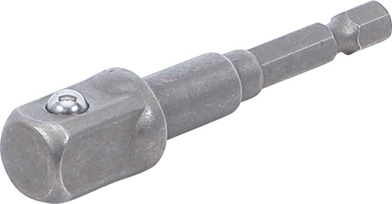 Bgs Technic - Adapter für Bohrmaschinen Antrieb Außensechskant 6,3 mm (1/4') / Abtrieb Außenvierkant 12,5 mm (1/2')
