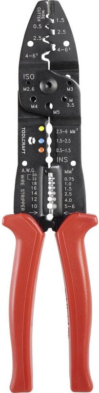 Toolcraft - TO-4861971 Multifunktionszange 0.75 bis 6 mm
