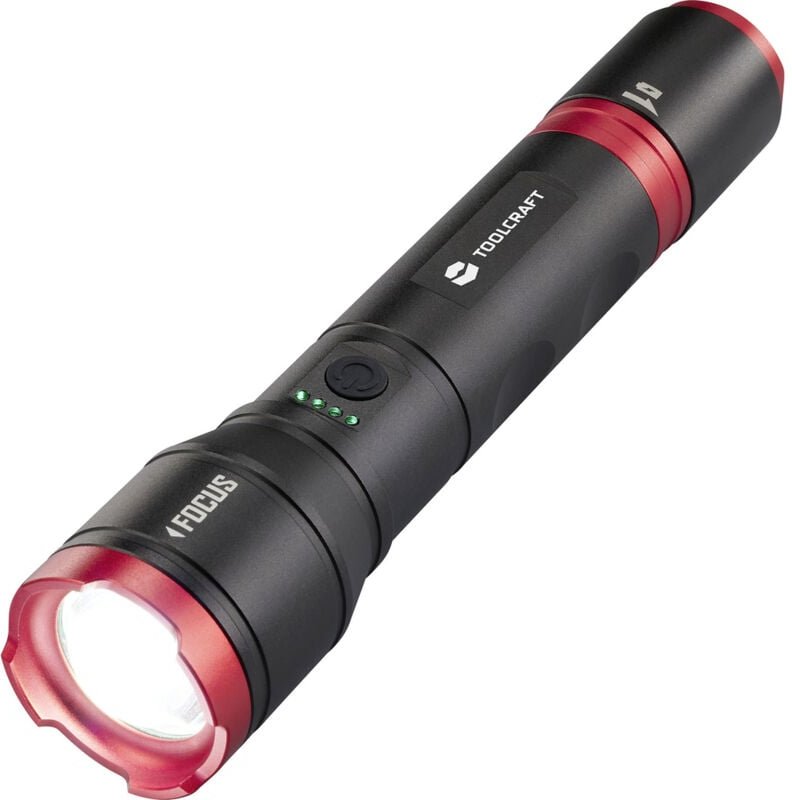 Handlampe verstellbar, Einstellbare Punktgröße, mit Stroboskopmodus, mit USB-Schnittstel - Toolcraft