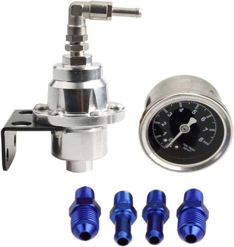 Régulateur de pression de carburant réglable, surpresseur de carburant, régulateur de pression universel avec manomètre