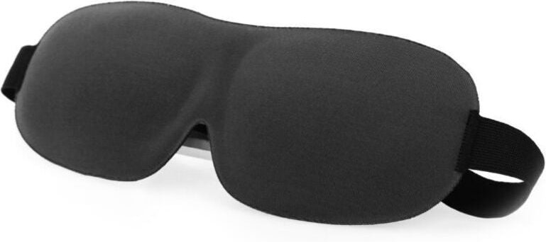 ZVD - Stück Nachtmaske, Schlafmaske für Männer und Frauen, 3D-Anti-Licht-Reisemaske, (Schwarz)