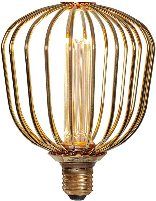 Star Trading - LED-Leuchtmittel ,Decoled Metal', E27, 4,3W, 180lm, 3-Step-Dimmer, gold, warmweiß