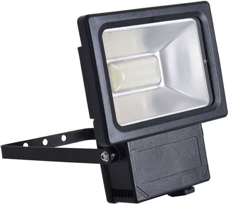 Naeve Strahler LED Außenfluter Schwarz 6500K IP44