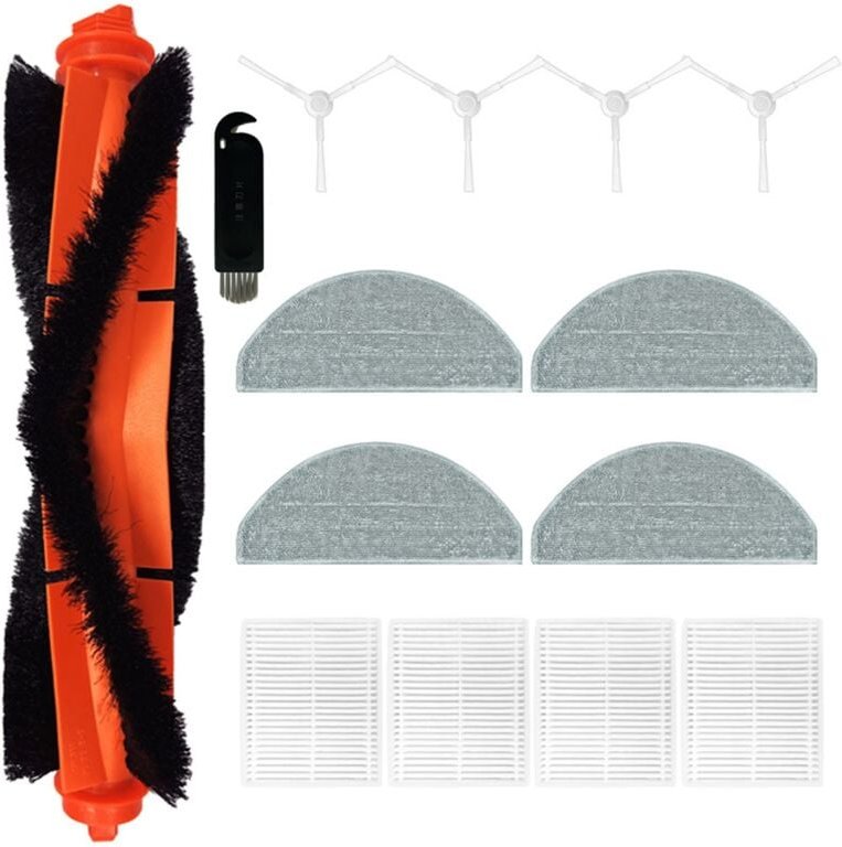 Für E10 Wichtigsten Seite Pinsel Hepa-Filter Mopp Tücher Lumpen