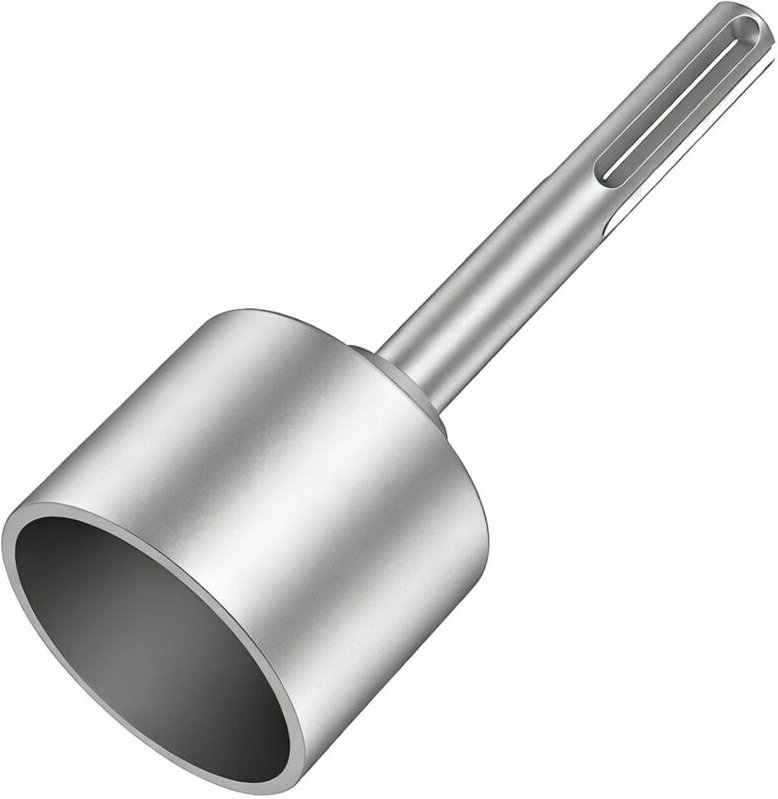 T-Pfostentreiber, Tiefenerder Pfahlramme 65MM Professional Erdnageleintreiber SDS Max Shank für T-Pfosten Einstecken Erd...