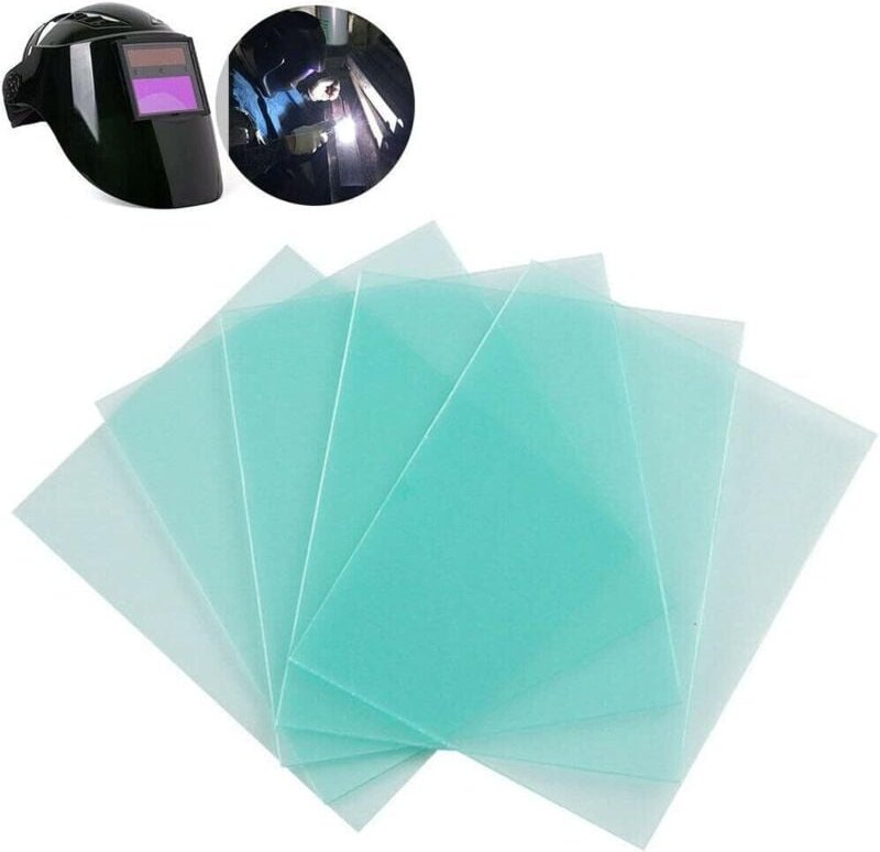Lot de 10 verres de rechange pour casque de soudage à lumière variable pour soudure industrielle, 115 x 90mm - Lntyq