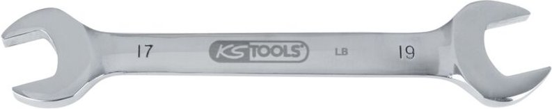KS Tools EDELSTAHL Doppel-Maulschlüssel, 16x18 mm, abgewinkelt