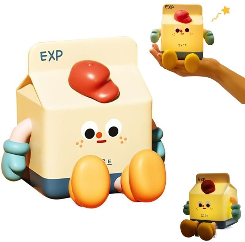 Kcvv - Milchkarton-Nachtlicht, 3-Gang-wiederaufladbare led, dimmbares tragbares Nachtlicht, Milchkarton, Touch-dimmbare ...