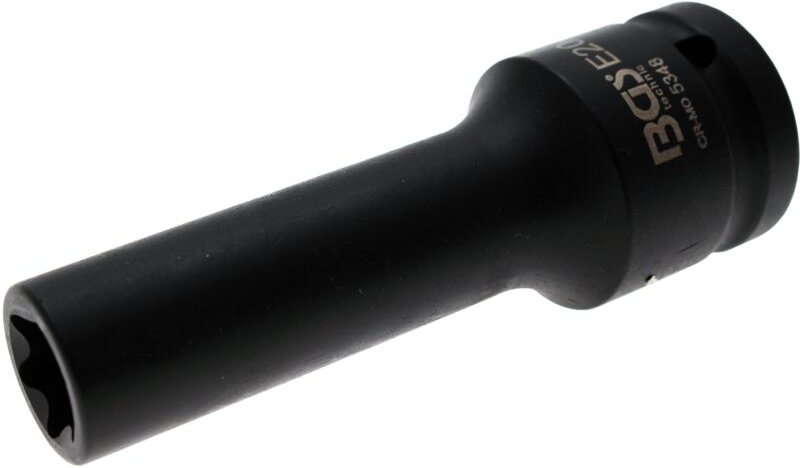 Bgs Technic - Kraft-Steckschlüssel-Einsatz E-Profil, tief Antrieb Innenvierkant 20 mm (3/4') sw E20