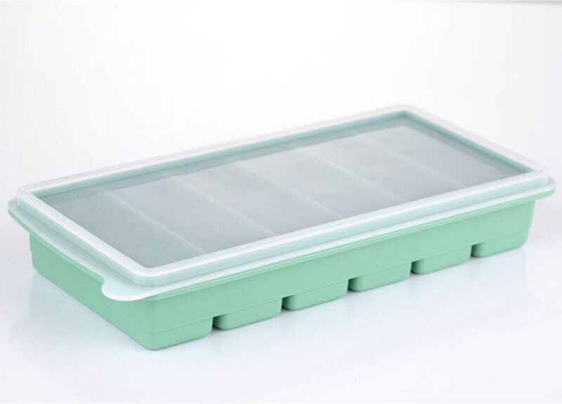 Silikon-Eiswürfelformen mit Deckel, große, leicht zu entnehmende Eiswürfelform, BPA-frei, für Wein, Cocktails und andere...