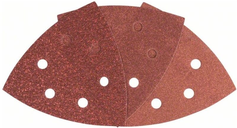 Schleifblatt-Set für Deltaschleifer, 25-tlg., Klett, 105 mm, 60, 120, 180 - Bosch
