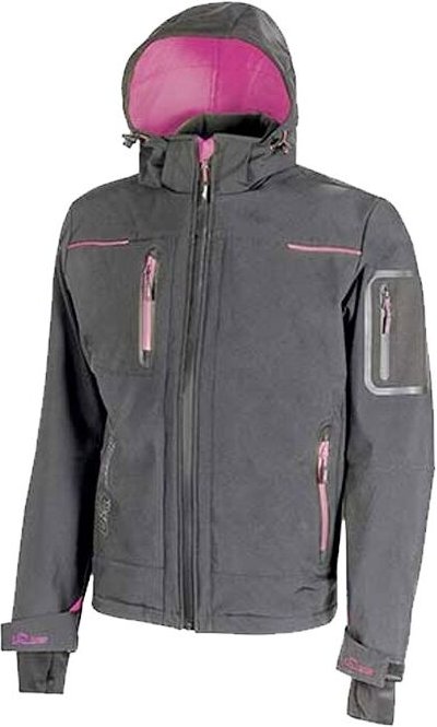 U-power - Space Lady Damen Softshell Arbeitsjacke - l - Gelb