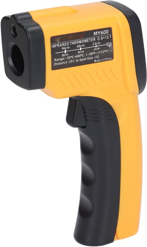 Industrielles Infrarot-Thermometer, tragbares digitales LCD-Temperaturmessgerät, 50 bis 600 °C, MY600