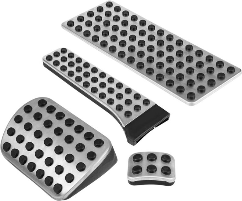 Thumbnail - Eosnow Autostoffpedal -Gummiabdeckung Bremspedal, Kupplungsabdeckung, 4pcs für Mercedes Benz