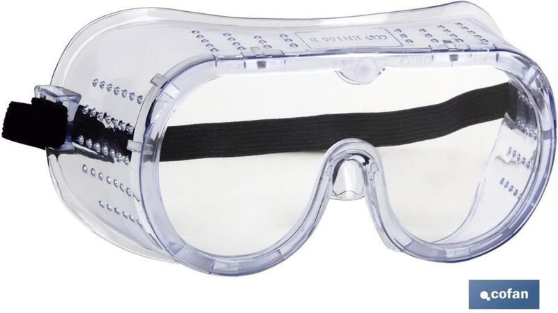 Schutzbrille mit direkter Belüftung